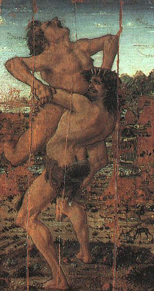Hercules and Antaeus, Antonio Pollaiuolo